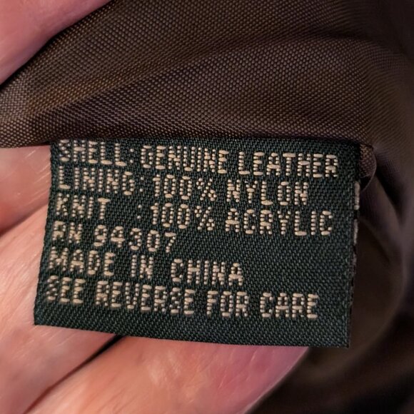 Vintage American Outpost Tan and Black Bomber/Varsity Jacket Size XL - Picture 12 of 12